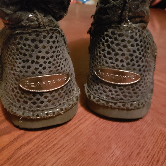 Limited edition faux snake skin bearpaw boots - Picture 2 of 4